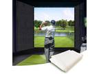 KHAMPA Golf Simulator Impact Screen 9'10'' Indoor DIY Golf Impact Screen Quality