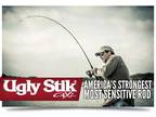 GX2 Ugly Stik 6'6" Medium Shakespeare USSP662M Spinning Rod (Rod Only)