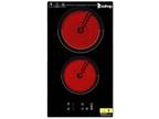 ZOKOP Electric Stove Top Touch 20'' Cooktop 2 Burner Safety Lock 220V 3000W Home