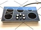 Ge Monogram Model Zeu669a1ww 36" Electric Cooktop Grey Black White - Nice!!