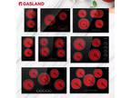 GASLAND 12"/24"/30" Electric Ceramic Cooktop 2/4/5 Burners Knob or Touch Control