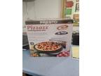 Presto Pizzazz Plus Rotating Pizza Oven Dual Element White Model 03430 TESTED
