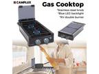 Camplux 12" RV Built in Gas Cooktop 2 Burners RV Cooktop Stove 13,000BTU Burner