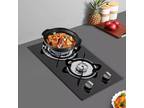 2 Burner Gas Stove Cook Cooktop Propane LPG Gas Stove Countertop Cooking Stove
