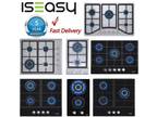 Gas Stove Built-in 2-5 Burners Stainless steel/Tempered Glass LPG/NG Cooktop
