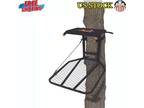 Hang-On Tree Stand W/ Flip Seat Back Silent Straps Wide Stance Platform Outdoor
