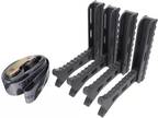 Hunting Climbing Tree Stand Bowhunting Folding Portable Helium 4 Steps with Stra