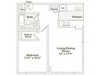 Oak Park City Apartments - One Bedroom, One Bath (A1)
