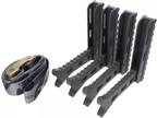 Hunting Climbing Tree Stand Bowhunting Folding Portable Helium 4 Steps with Stra
