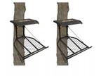 Muddy The Boss XL Wide Stance Hang On 1 Person Deer Hunting Tree Stand (2 Pack)