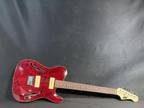IYV ITF-450 T Solid Top Semi-Hollow Red Some Damage Used Please Read