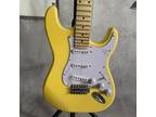 ST Electric Guitar Maple Fretboard SSS Pickups White Pickguard 22 Frets