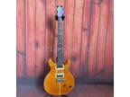 Factory Yellow Electric Guitar Body Bound Flame Maple Top Rosewood Fretboard
