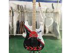 Black ST Electric Guitar Maple Fretboard Black Hardware FR Bridge Maple Neck