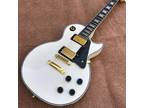 Brand New Rosewood Fingerboard 6 String White Custom Electric Guitar