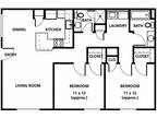 Saratoga West Apartments - 2 Beds / 2 Baths (Upstairs) *Future Availability;