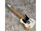 Relic TL Electric Guitar White Body 6 String Maple Fretboard Black Pickguard