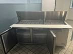 Atosa S/S 72' 3-Dr Mega Top Sandwich Prep Table RTR# 4073813-05