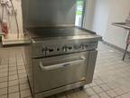 Atosa S/S Gas Range 36" Griddle Top w/ Oven RTR# 4073813-02