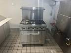 Atosa 36" 6 Burner Gas Range w/ Oven RTR# 4073813-01