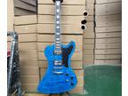 Custom Quilted Maple Top Firebird Electric Guitar HH Pickups HPL Fretboard Blue