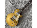 Custom LP Electric Guitar Heavy Relic Gold Top ABR Bridge H-H Pickups Guitar