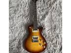 6-Strings Tobacco Burst Electric Guitar Solid Body Flamed Maple Top Open Pickups