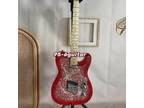 Paisley TL Red Electric Guitar Chrome Hardware Maple Neck Free Shipping