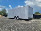 2024 Nationcraft 8.5X24 07K silver economy enclosed trailer