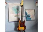 4 String 3TS Solid Body PB Electric Bass Guitar Chrome Hardware Relic Maple Neck
