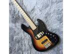 Tobacco Sunburst Jazz Electric Bass Guitar 4 String Maple Fretboard Bolt On