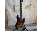 Jazz Bass Sunburst Vintage Relic 1966-1968 4 Strings Maple Neck Fast Ship