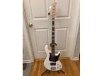 Cort GB74 WBL 4-String Bass white blond upgraded