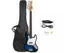 Glarry Rosewood Electric GJazz 4 Strings Bass Guitar for Student School