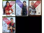 WWE WRESTLEMANIA XL Autographed 8x10s W/COA LIMITED VIP EXCLUSIVE Set Of 4 RARE