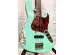 Fender USA Custom Shop 64 Jazz Bass Guitar Relic - Surf Green