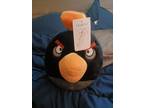 Angry Birds Plush SAMPLE Black Bomb Bird 12" Large Sunwoo 2011 MoaFamily