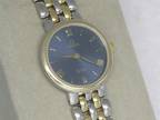 Ladies 23mm Omega DeVille 795.111 Solid 18k & Stainless Steel Quartz Wrist Watch