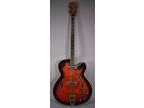 1966 Framus 5/150 Star Bass Hollowbody Red Sunburst Bass Guitar