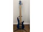 Ibanez Premium SR1426B 6-String Electric Bass Guitar Caribbean Green Low Gloss