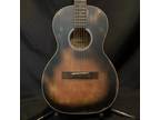 Used Aria Vintage Delta Blues Parlor Acoustic Guitar w/ Bag - Muddy Brown 081324
