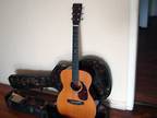Martin 00-18V 2003 with factory installed Fishman pickup.