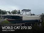 27 foot World Cat 270 SD