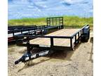 2024 Top Hat 18X83 Heavy Pipe Utility Trailer