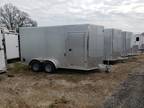 2024 E-Z Hauler 7 x 12 tandem axle cargo enclosed aluminum trailer