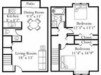 Red Coach Village - Two Bedroom One and a Half Bathroom