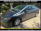 2012 Honda Civic LX LOW MILES/AUTOMATIC/BRAKE ASSIST/39mpg