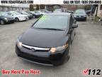 Used 2007 Honda Civic Lx for sale.