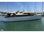 1951 Ed Monk Tri Cabin Canoe Stern Diesel Motor Yacht