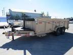 2025 Diamond C LPT 82x16' Tactical Tan Dump 7K Axles 32" Sides